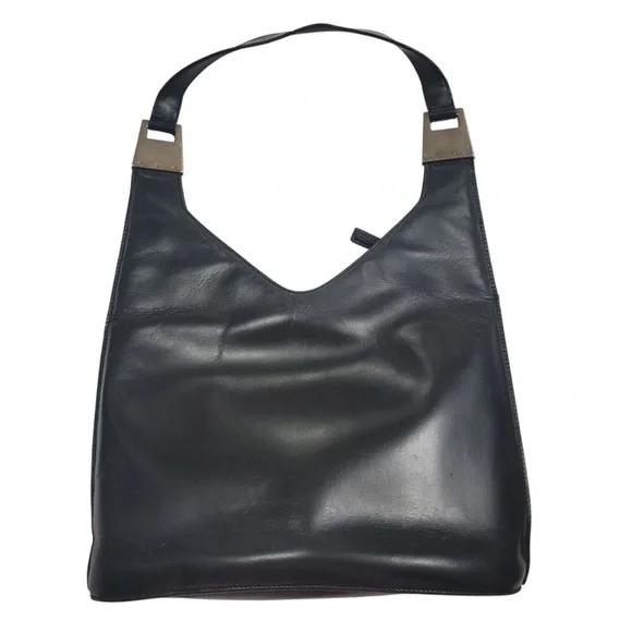 Gucci Vintage Tom Ford Black Leather Bag - Picture 2 of 14